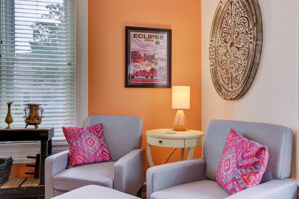 Clementine Bungalow Downtown Hot Springs Villa Bagian luar foto